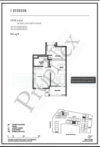 1 Bed Condo for Rent in  Holland Grove Road - Image 11